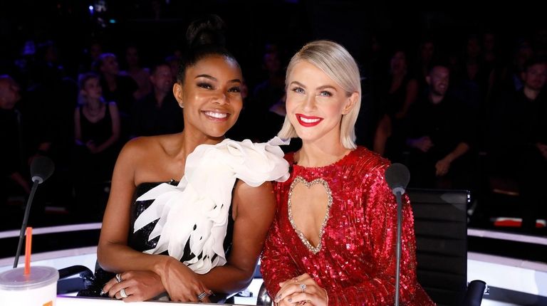 "America's Got Talent" judges Gabrielle Union, left, and
