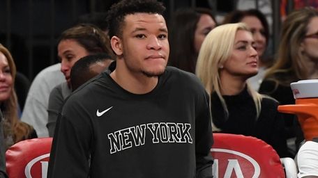 Knicks forward Kevin Knox, shown here Sunday, Nov.