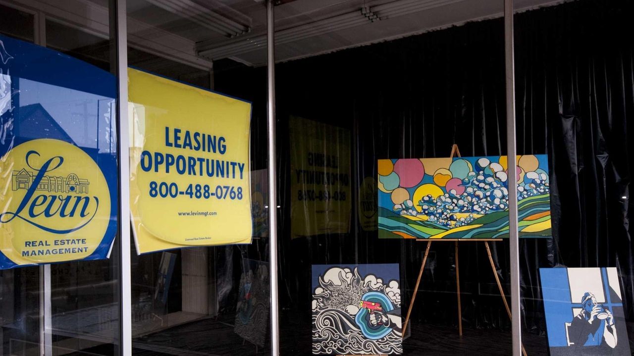 Art transforms vacant downtown storefronts Newsday
