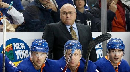 Head coach Barry Trotz of the New York