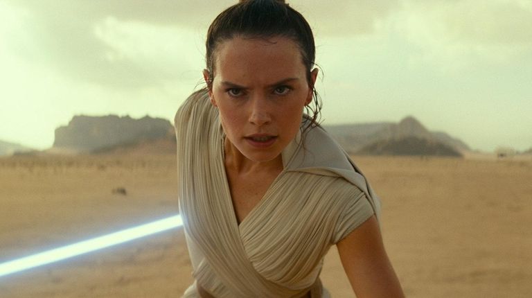 Rey (Daisy Ridley) in "Star Wars: The Rise