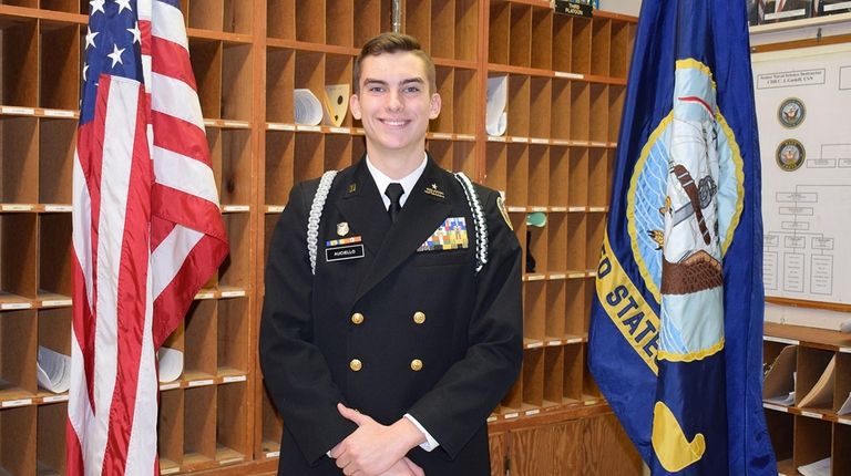 Anthony Auciello, a senior at William Floyd High