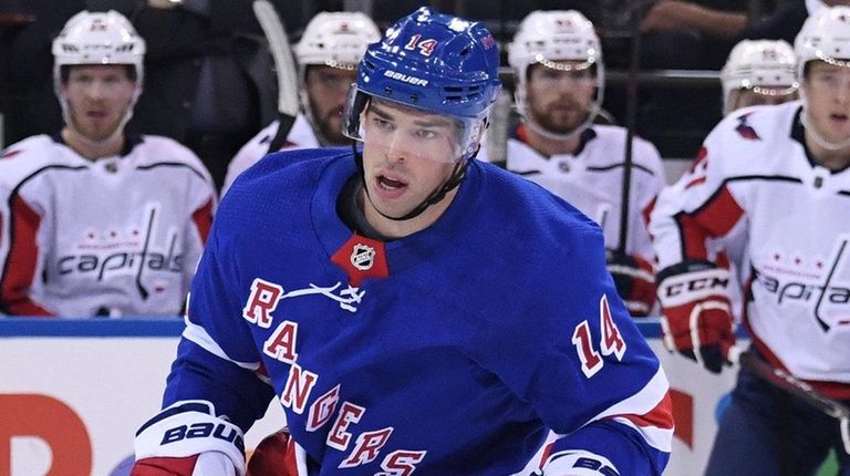 Rangers center Greg McKegg skates against the Washington