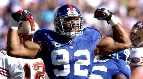 michael strahan honored that giants will retire his jersey this sunday vs eagles newsday