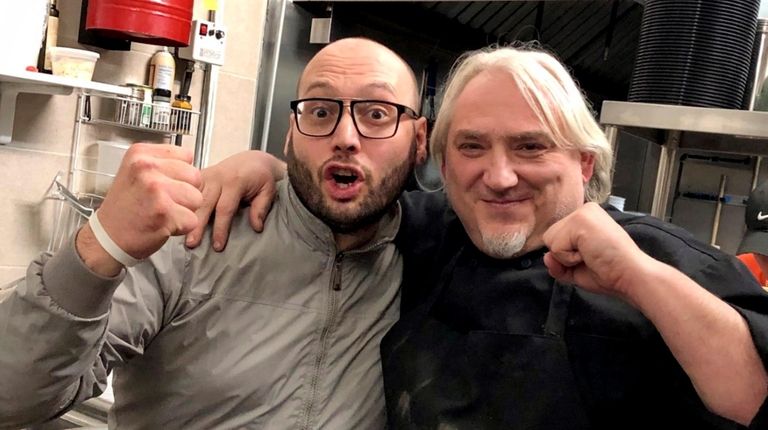 Chef Gigi Sacchetti, right, has joined pizzaiolo Gianluca