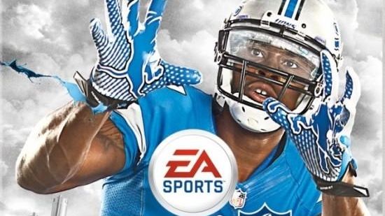 Detroit Lions' wide receiver Calvin Johnson graces the