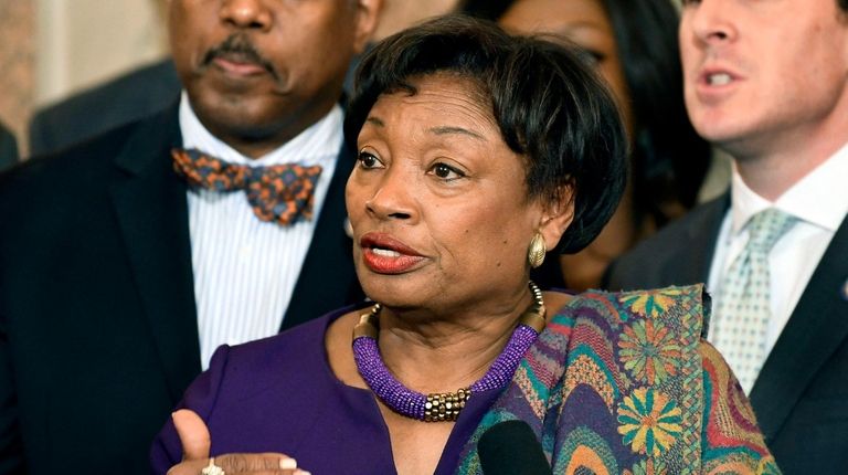 New York State Senate Majority Leader, Andrea Stewart-Cousins,