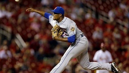 Jeurys Familia deliver a pitch in his major