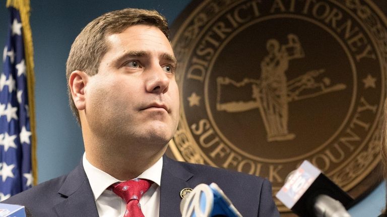 Suffolk County District Attorney Timothy D. Sini at