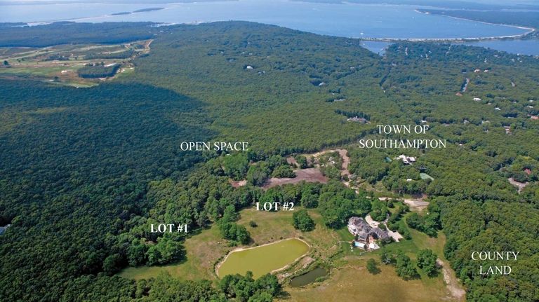 Two lots are for sale in Bridgehampton --