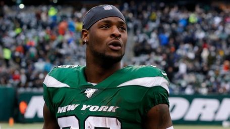 Le'Veon Bell of the Jets against the Oakland