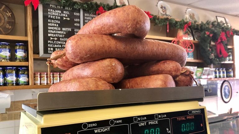 Large orders of kielbasa are the rule at