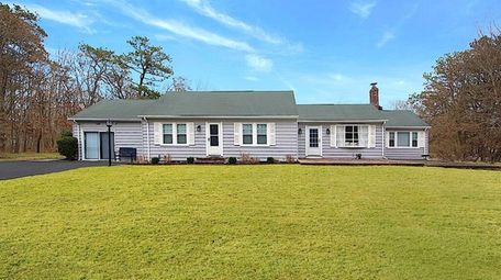 The ranch-style home on a little over an