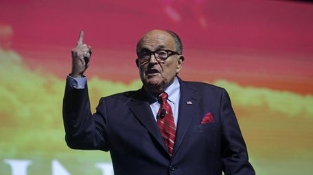Rudy Giuliani, President Donald Trump's personal lawyer, at