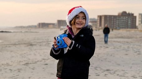 During an outing to Long Beach on Christmas