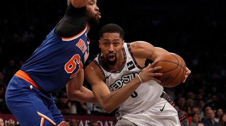 Spencer Dinwiddie has stepped up in Kyrie Irving's