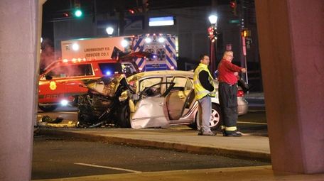 The driver was killed after a vehicle crashed