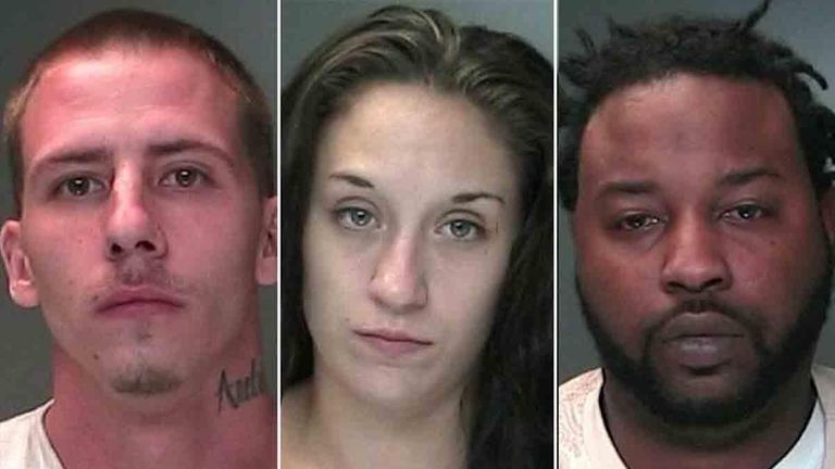 From left, Mark Reiman, 28 of Central Islip,