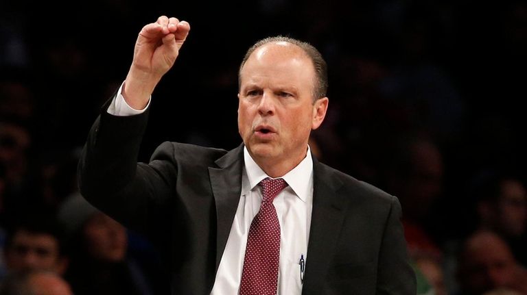 Interim head coach Mike Miller has the Knicks