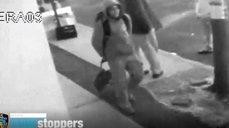 An image from a video released by NYPD