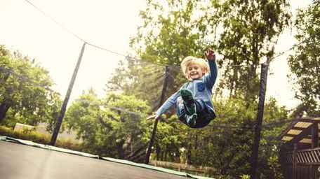 Even if you think your kids' backyard trampoline