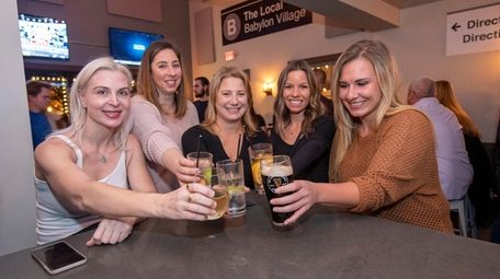 babylon village bars cheers hour friends happy group newsday restaurants shops explore howard simmons credit local