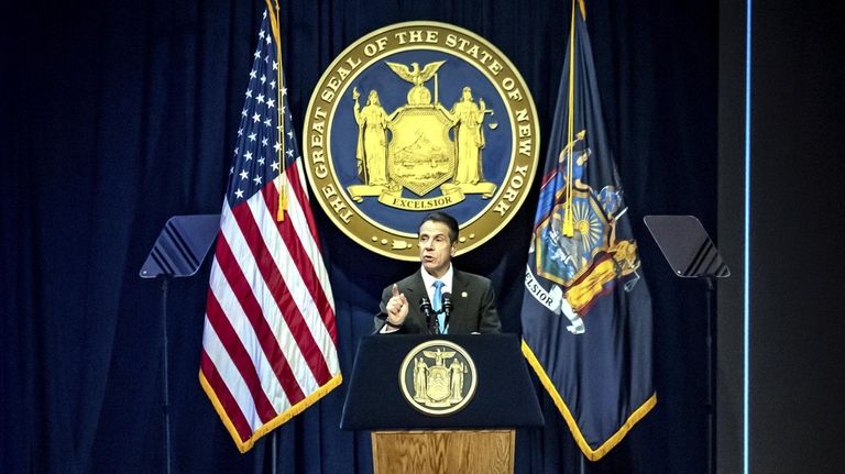 Gov. Andrew Cuomo delivers his State of the