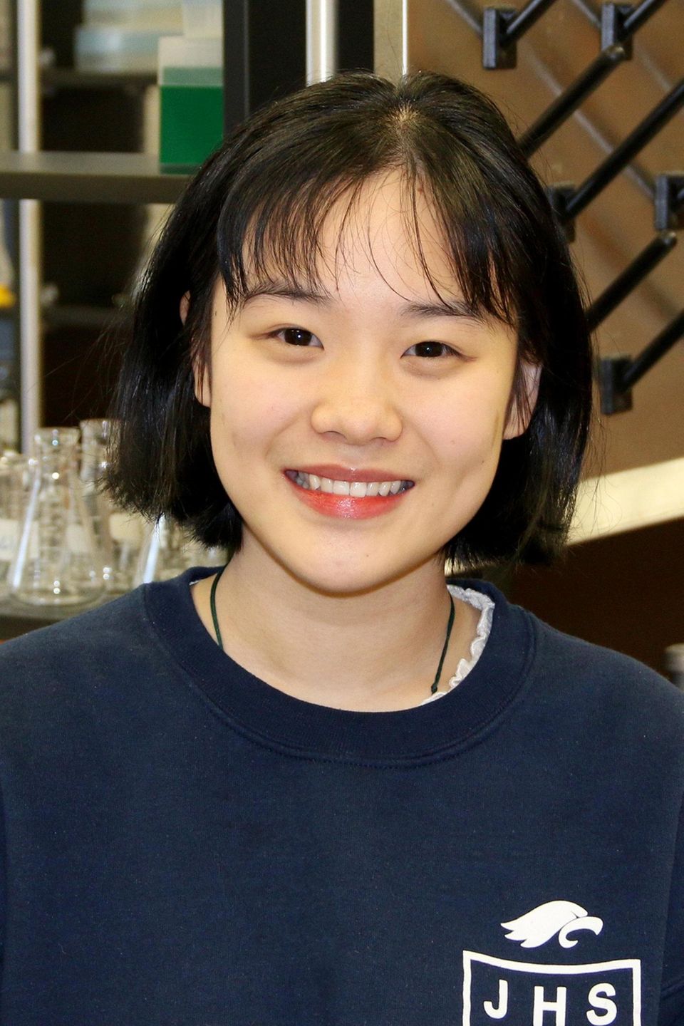 Feiyang Dai, a Regeneron scholar at Jericho High
