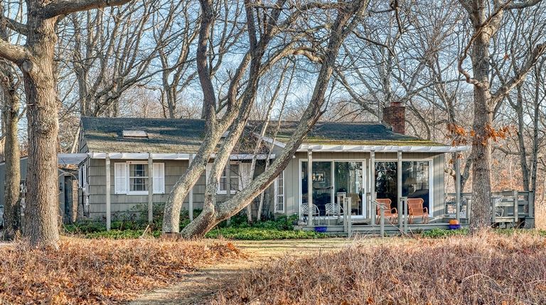 The house has views of Peconic Bay and