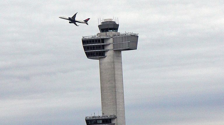 Takeoff clearance was canceled at JFK, shown here