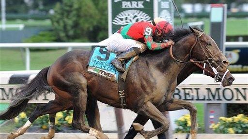 This photo released by the New York Racing