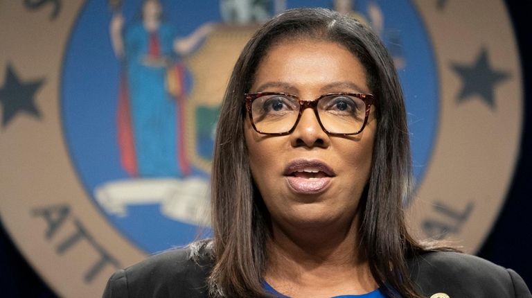 New York State Attorney General Letitia James in