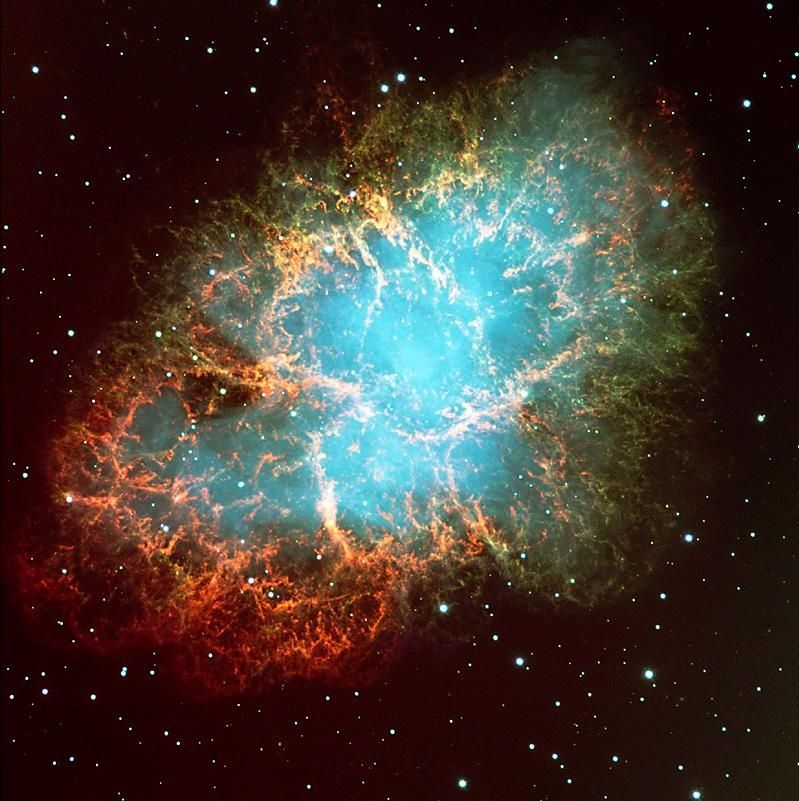 The Crab Nebula, photographed by the Very Large
