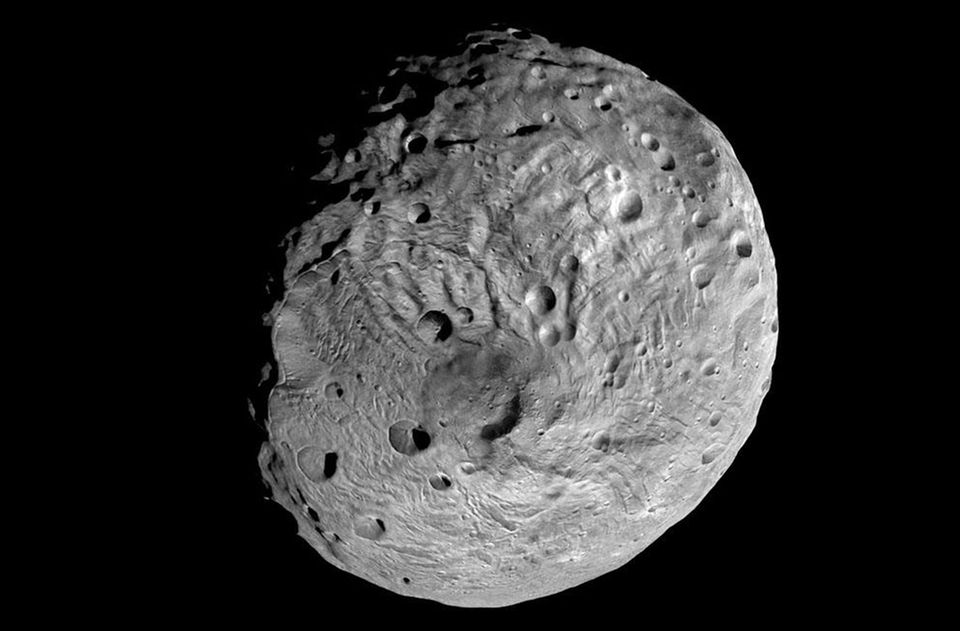 An undated image of the asteroid Vesta taken