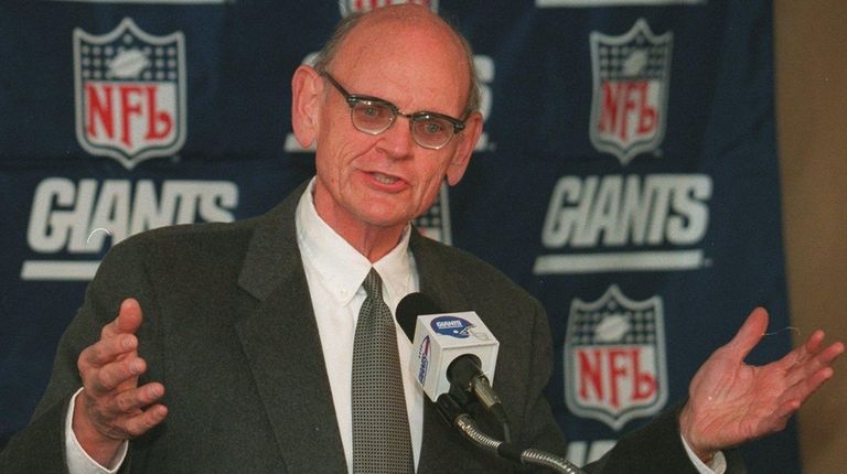 New York Giants general manager George Young on