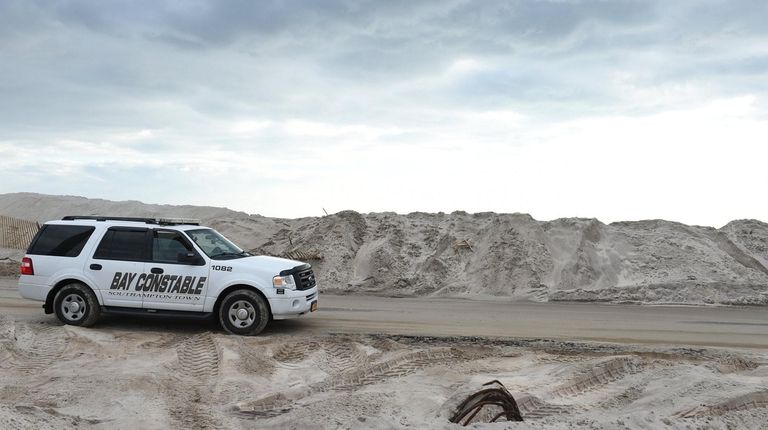 Storms last fall overwhelmed Dune Road in Hampton