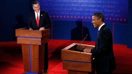 President Barack Obama and Republican presidential nominee Mitt