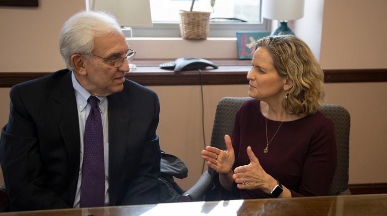 Robert Detor, the new NuHealth chairman, with Nassau