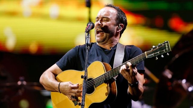 Dave Matthews of Dave Matthews band performs at