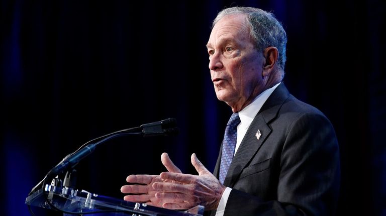 Democratic presidential candidate former New York City Mayor