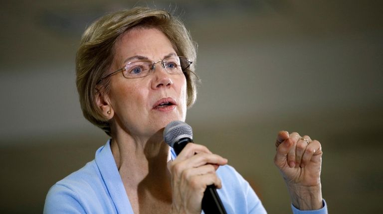 Democratic presidential candidate Sen. Elizabeth Warren, D-Mass., speaks