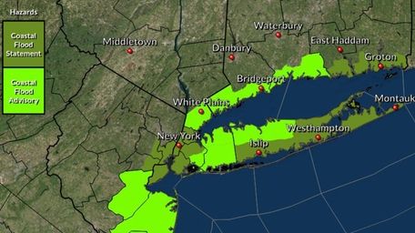The area can expect wet conditions Saturday with
