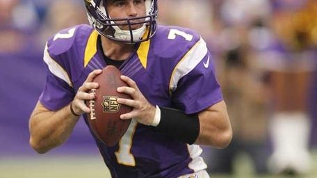 Christian Ponder #7 of the Minnesota Vikings