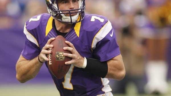Christian Ponder #7 of the Minnesota Vikings