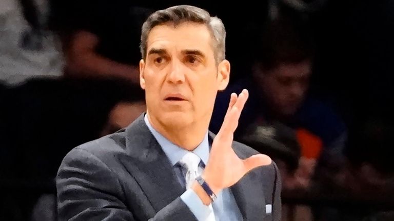 Villanova head coach Jay Wright on the sidelines