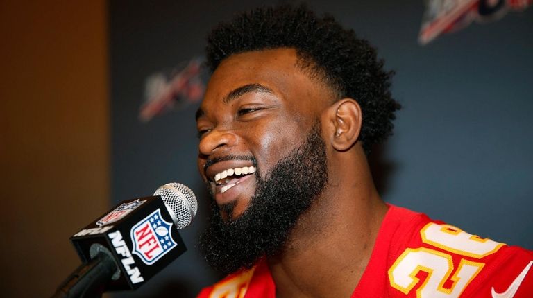 Kansas City Chiefs running back Damien Williams on
