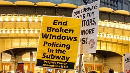 Activists gather at Grand Central Terminal on Friday