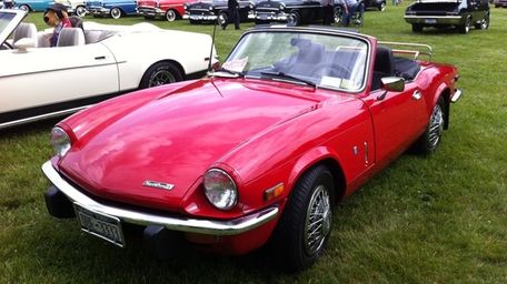 A Triumph Spitfire Mark IV is seen at