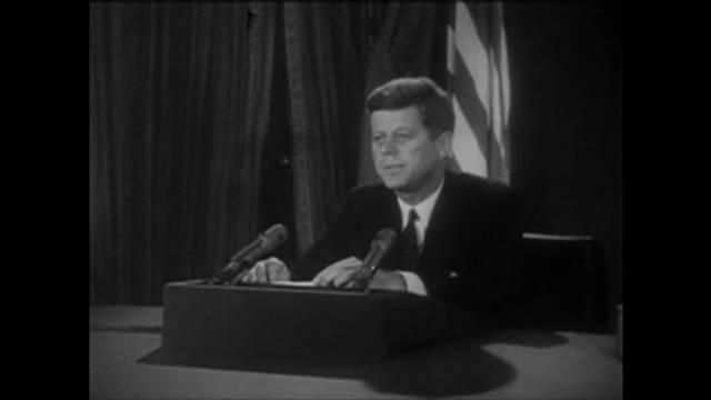 On October 22, 1962, President John F. Kennedy