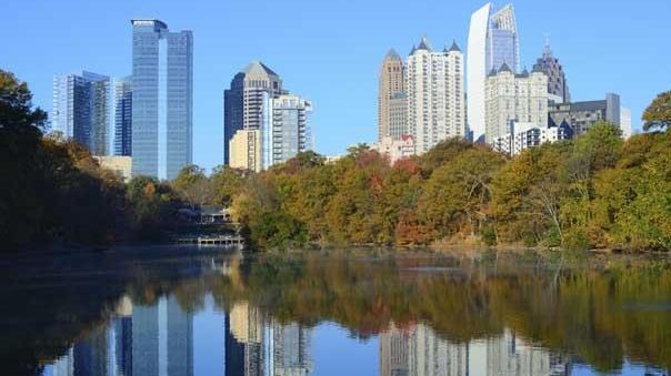 The Atlanta skyline